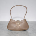 sand dust buckled handbag