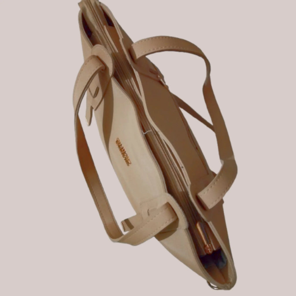 plain spacious handbag