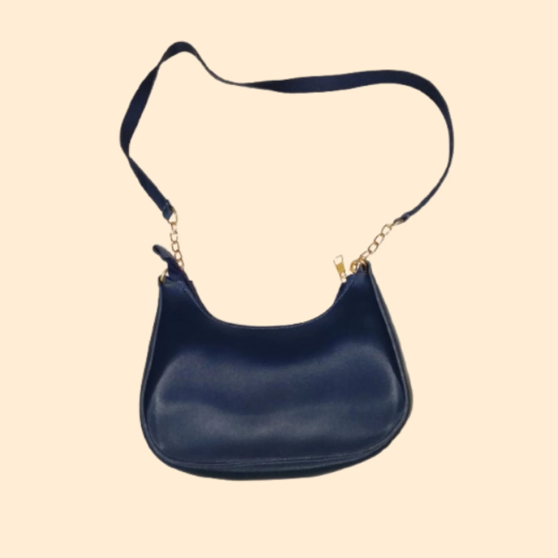 Crisscross  blue handbag